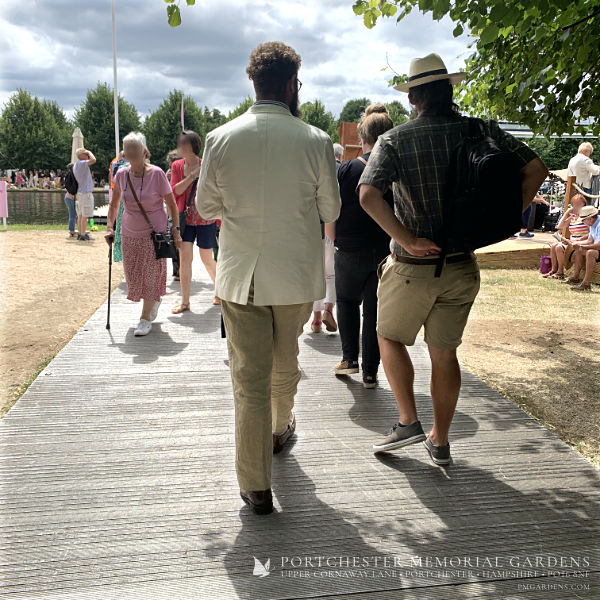 Portchester Memorial Gardens Team on walkabout at The RHS