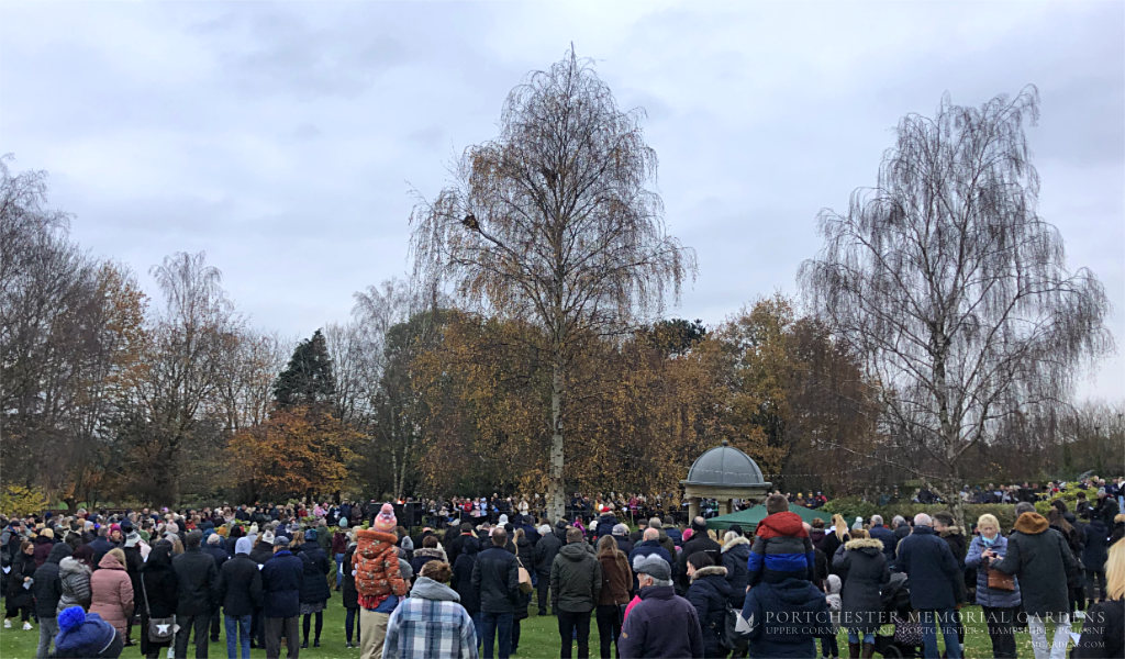 Portchester Memorial Gardens Christmas Remembrance Service 2022
