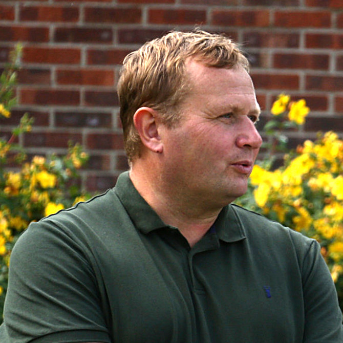 Portrait of Martin the Head Gardener at Portchester Memorial Gardens